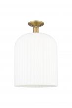 Innovations Lighting 716-1C-BB-G559-12GWH - Bridal Veil - 1 Light - 12 inch - Brushed Brass - Semi-Flush Mount