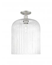 Innovations Lighting 716-1C-SN-G559-12CL - Bridal Veil - 1 Light - 12 inch - Brushed Satin Nickel - Semi-Flush Mount