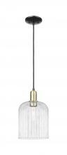 Innovations Lighting 716-1P-BAB-G559-8CL - Bridal Veil - 1 Light - 8 inch - Black Antique Brass - Cord hung - Mini Pendant