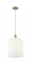 Innovations Lighting 716-1P-BB-G559-12GWH - Bridal Veil - 1 Light - 12 inch - Brushed Brass - Cord hung - Mini Pendant