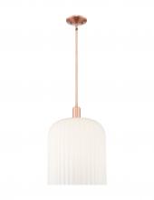 Innovations Lighting 716-1S-AC-G559-12GWH - Bridal Veil - 1 Light - 12 inch - Antique Copper - Mini Pendant