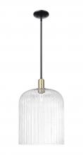 Innovations Lighting 716-1S-BAB-G559-12CL - Bridal Veil - 1 Light - 12 inch - Black Antique Brass - Mini Pendant