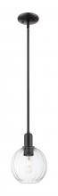 Innovations Lighting 716-1S-BK-G458-7CL - Preston Globe - 1 Light - 6 inch - Matte Black - Mini Pendant