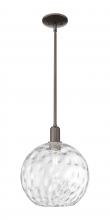 Innovations Lighting 716-1S-OB-G1215-12 - Athens Water Glass - 1 Light - 12 inch - Oil Rubbed Bronze - Stem hung - Mini Pendant