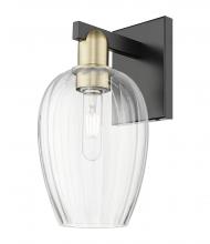 Innovations Lighting 716-1W-BAB-G457-6CL - Preston Flute - 1 Light - 6 inch - Black Antique Brass - Sconce