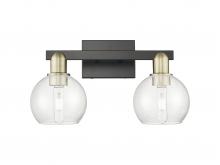 Innovations Lighting 716-2W-BAB-G124-6 - Athens - 2 Light - 17 inch - Black Antique Brass - Bath Vanity Light