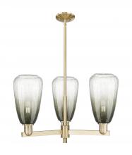 Innovations Lighting 716-3CR-CB-G480-6SL - Brookhaven Almond - 3 Light - 18 inch - Champagne Bronze - Flush Mount