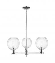 Innovations Lighting 716-3CR-PC-G458-7CL - Preston Globe - 3 Light - 18 inch - Polished Chrome - Flush Mount