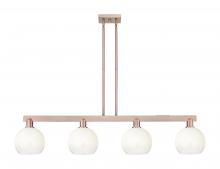 Innovations Lighting 716-4I-AC-G483-8OP - Brookhaven Globe - 4 Light - 48 inch - Antique Copper - Cord hung - Island Light