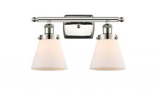Innovations Lighting 916-2W-PN-G61 - Cone - 2 Light - 16 inch - Polished Nickel - Bath Vanity Light