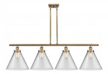 Innovations Lighting 916-4I-BB-G42-L - Cone - 4 Light - 48 inch - Brushed Brass - Stem Hung - Island Light