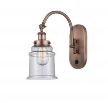 Innovations Lighting 918-1W-AC-G184 - Canton - 1 Light - 7 inch - Antique Copper - Adjustable Swing Arm