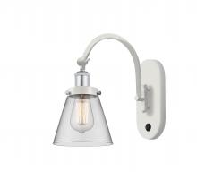 Innovations Lighting 918-1W-WPC-G62 - Cone - 1 Light - 6 inch - White Polished Chrome - Adjustable Swing Arm
