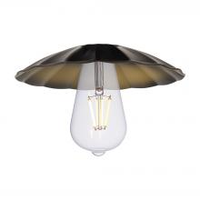 Innovations Lighting M17-BK - Scallop - 1 Light - 8 inch - Matte Black - Mini Pendant