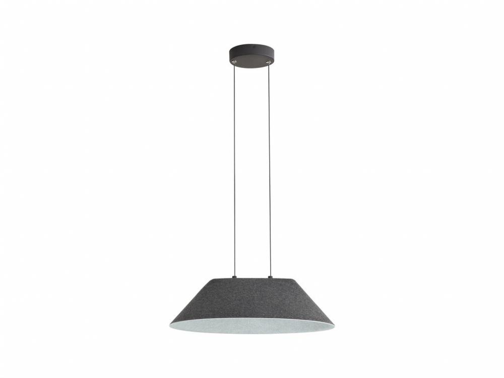 Faroe 21&#34; LED Pendant in Flecked Black/Grey