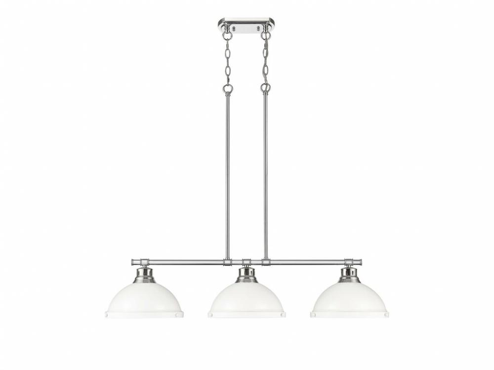 Duncan Small Pendant with Rod in Rubbed Bronze with Matte Black