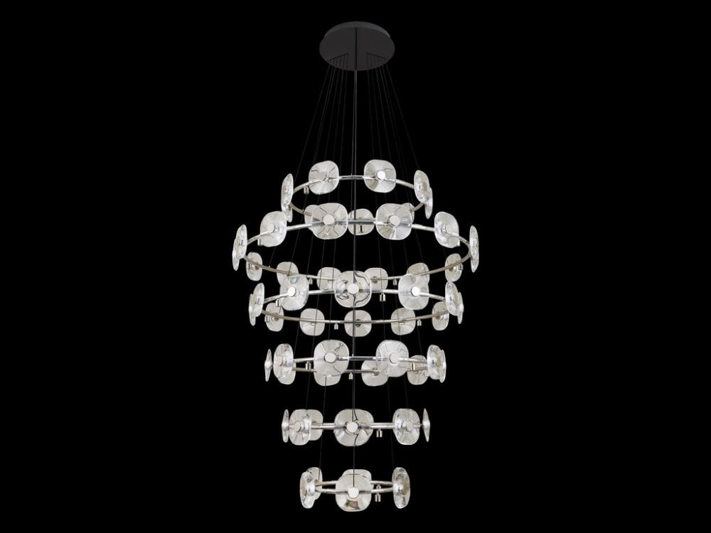 Celestia LED 6 Tier - 59 Light Chandelier in Chrome