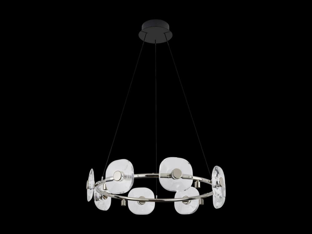 Celestia LED 8 Light Chandelier in Chrome
