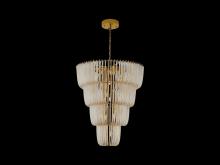 Golden 4285-29 TG - Shahi 4 Tier - 29-Light Chandelier in Titanium Gold