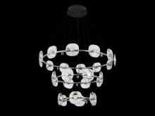 Golden 5028-12-8-6 CH - Celestia LED 3 Tier - 26 Light Chandelier in Chrome