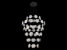 Golden 5028-59 CH - Celestia LED 6 Tier - 59 Light Chandelier in Chrome