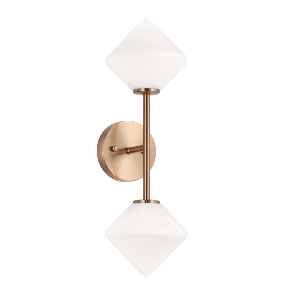 Novo Aged Gold Brass Wall Sconce