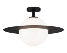 Matteo Lighting X60411BKOP - Saturn Black Flush Mounts