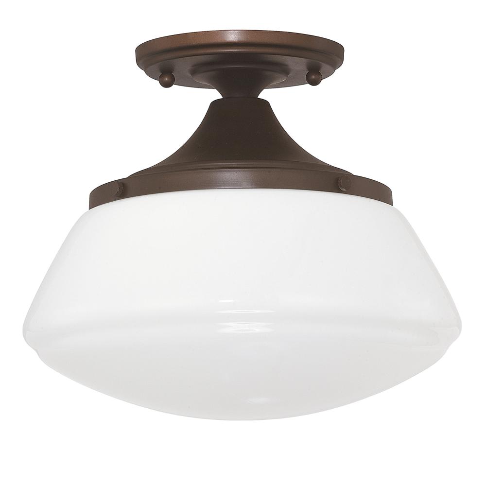 1 Light Semi-Flush