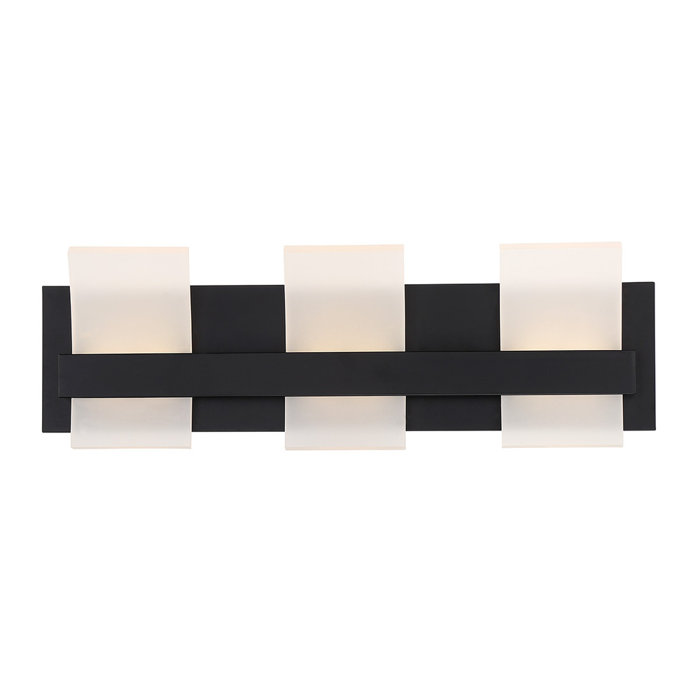 CAMBRIDGE,3LT LED BATHBAR, BLK