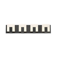 Eurofase USA Inc. 34144-024 - CANMORE,4LT LED BATHBAR,BLK