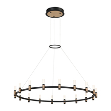 Eurofase USA Inc. 37044-015 - ALBANY,CHANDELIER,18LT,LED,BLK