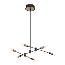 Eurofase USA Inc. 37050-016 - ALBANY,CHANDELIER,6LT,LED,BLK
