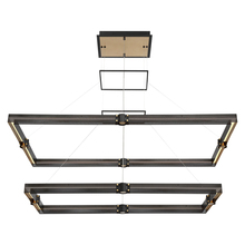Eurofase USA Inc. 37061-012 - ADMIRAL,CHAND,LED,REC,2TR,M BK