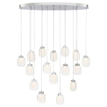 Eurofase USA Inc. 37194-027 - PAGET,16LT OVAL LED CHAND,CHR