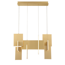 Eurofase USA Inc. 37345-013 - COBURG,CHANDELIER,LED,LNR,GOLD