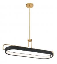 Eurofase USA Inc. 37931-018 - PEMBERTON,OVL,LED,PEN,BRA/BK