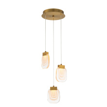 Eurofase USA Inc. 38042-010 - PAGET,3LT,LED,CHA,GOLD