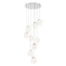 Eurofase USA Inc. 38043-027 - PAGET,9LT LED CHAND, CHR