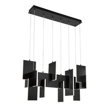 Eurofase USA Inc. 38044-021 - COBURG,EXL,LIN,LED,CHA,BLK