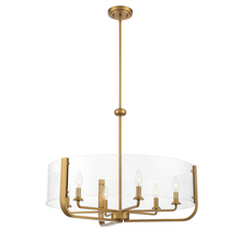 Eurofase USA Inc. 38155-017 - CAMPISI,6LT CHANDELIER,BRASS