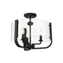 Eurofase USA Inc. 38156-038 - CAMPISI,3LT SEMIFLUSH,BLACK
