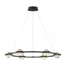 Eurofase USA Inc. 39308-016 - CIRCOLO, 6LT LED CHAND, BLK