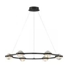 Eurofase 39308-016 - Circolo, 6LT LED Chand, Blk