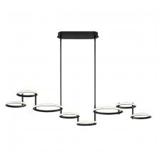 Eurofase USA Inc. 39421-012 - GIRO,8LT LED CHANDELIER,BLK