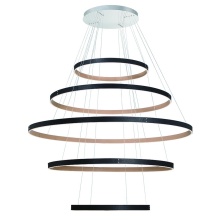 Eurofase USA Inc. 43901-012 - VERDURA,5 RING CHANDELIER,BLK