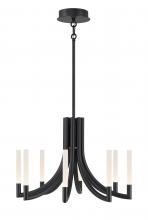 Eurofase USA Inc. 49010-039 - OLETTE-CHD-8LT-24IN-BK-FR