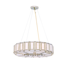 Eurofase USA Inc. 46468-017 - BELMONT, 8LT 28IN CHA,AQ BRASS