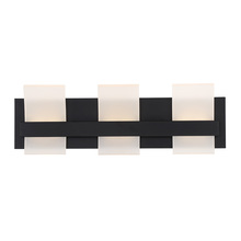 Eurofase USA Inc. 35655-028 - CAMBRIDGE,3LT LED BATHBAR, BLK