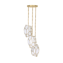 Eurofase USA Inc. 46464-019 - HEERA, 3LT CHANDELIER, GOLD