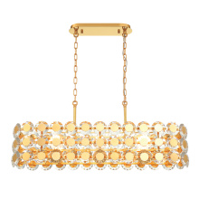 Eurofase USA Inc. 44287-020 - PERRENE, ISLAND CHANDELIER, GD